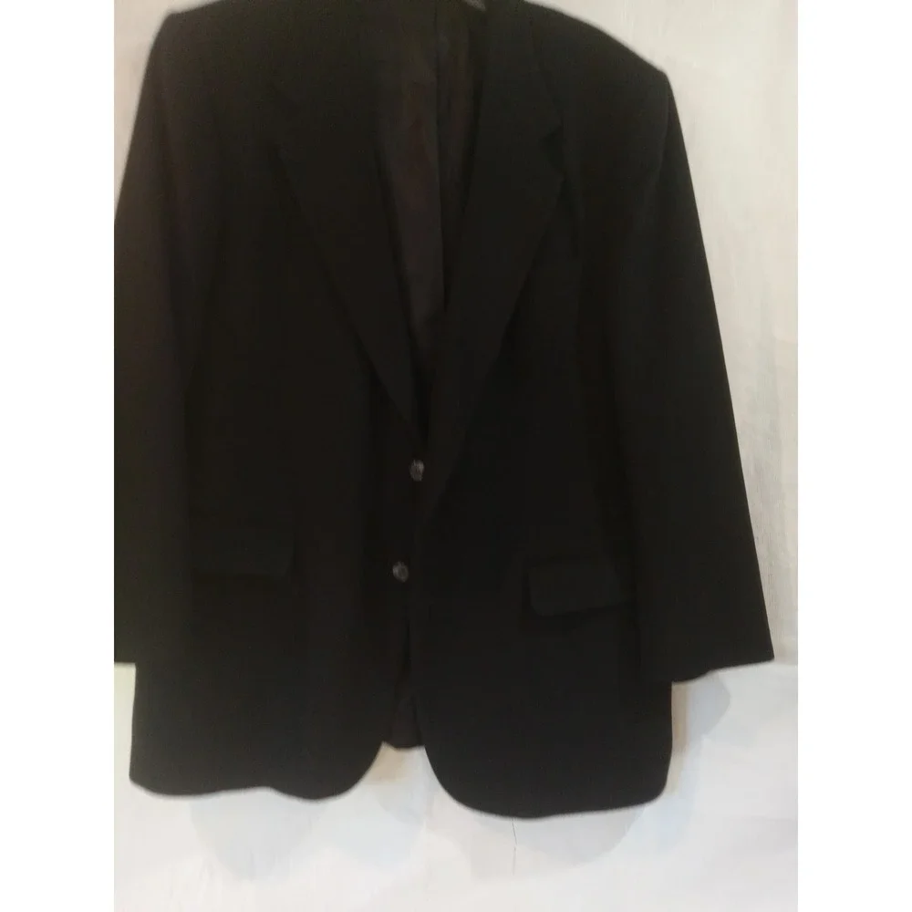 Pincus Brothers Maxwell Mens 100% Pure Cashmere Blazer Sport Coat Black